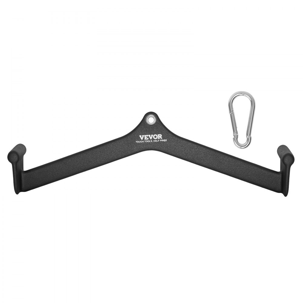 VEVOR Barre de Tirage en Forme de V Accessoires pour Machine à Poulie Gym 58,5cm