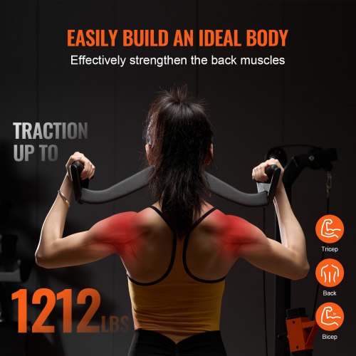 Fdit Grip Poignée Triceps Corde Bricolage Triceps Presse Poulie Câble