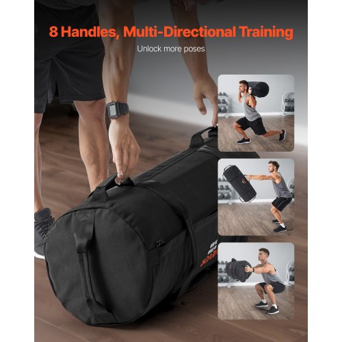 Sac De Sable D'entraînement VEVOR - Poids Réglable 11-34 Kg, Poignées Renforcées, Pour Musculation Et Fitness - 7