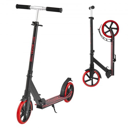 Trottinette Pliable Enfant 4 à 13 Ans COSTWAY-2 Roues PU LED Trottinette Pliable Enfant 4 à 13 Ans COSTWAY-2 Roues PU LED