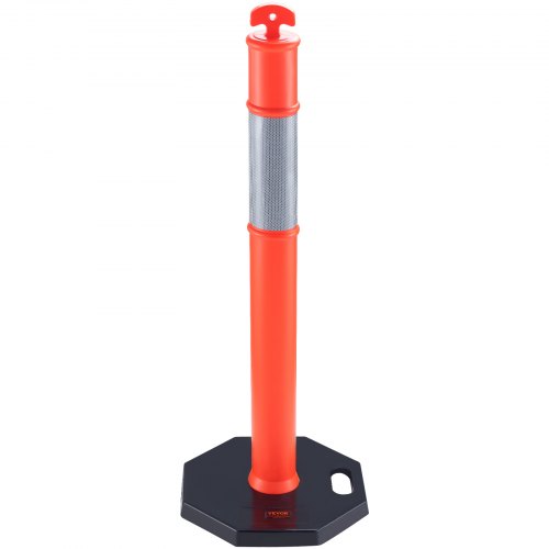 Sharplace Cône De Signalisation 33 Pouces Noir - Poteau Trafic Stable Avec Base Remplissable Pour Route & Parking !