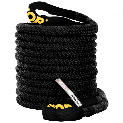 VEVOR Corde De Remorquage Cinétique 25,4mm X 6,1m - Sangle 17237kg Tout-Terrain Pour Jeep, Voiture, Camion, ATV, UTV, SUV