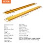 Extensions de fourche à palette VEVOR Extensions de chariot élévateur 96" x 4,5" en acier robuste