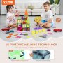 VEVOR Tuiles magnétiques blocs de construction magnétiques pour enfants 181 PCS