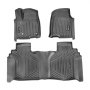 VEVOR Tapis de Sol pour Voiture 3PCs pour Chevrolet Silverado/GMC Sierra 1500