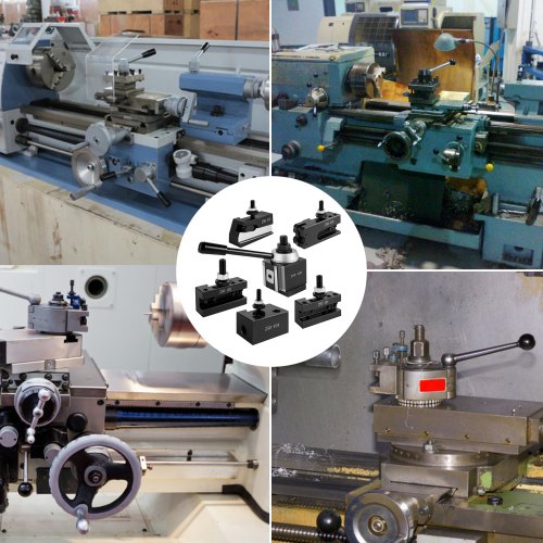 Porte-Outil CNC 250-100 - Acier Carbone - Pour Tour à Métaux - Changement Rapide