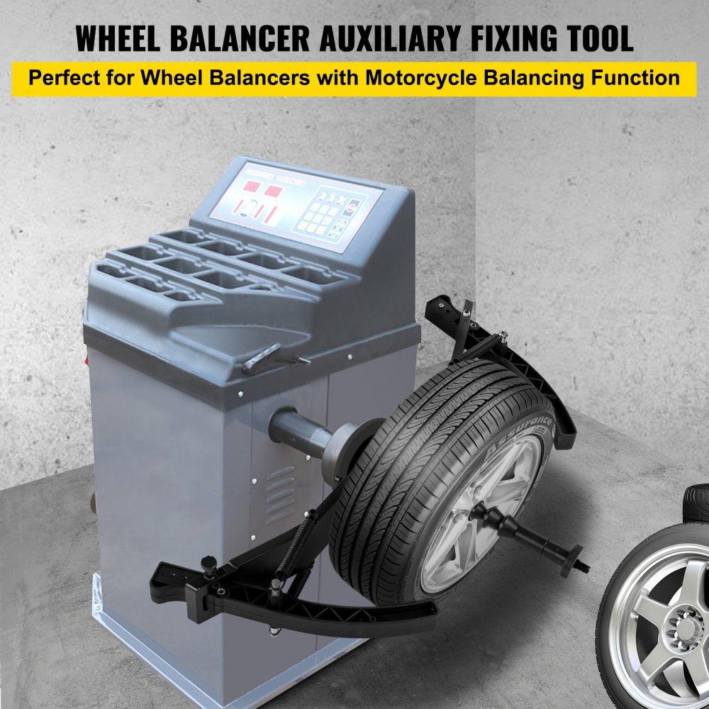 Équilibreuse numérique de pneus de moto 230V (adaptateurs in