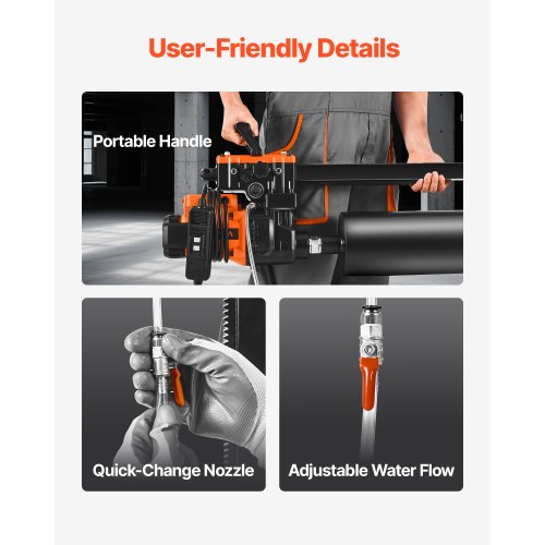 Carotteuse Diamant VEVOR Avec Support - 3500W, Perçage 20-300mm - Neuf