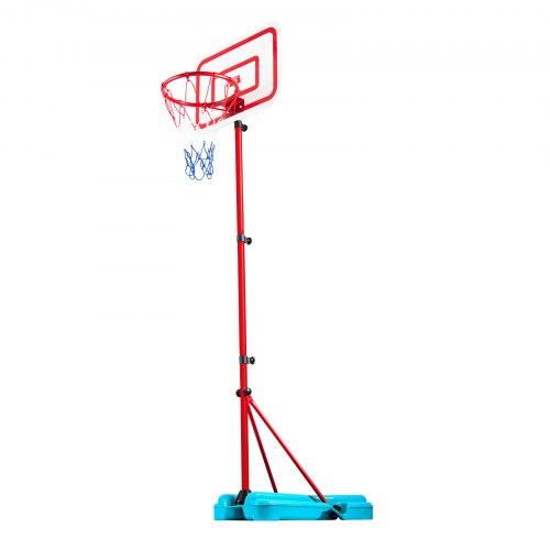 VEVOR Panier Basketball Enfant Hauteur Réglable 190 Cm – Avec Ballons & Pompe, Base Remplissable, Intérieur/Extérieur 3-8 Ans