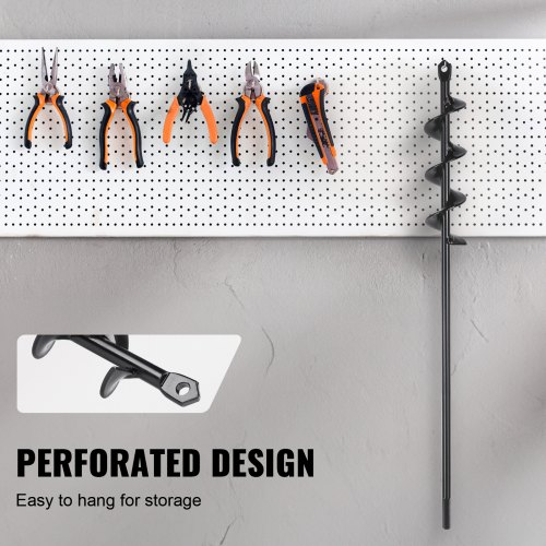 Tarière Foret Bois Hex Tige 6mm Dia Carbone Acier Perceuse