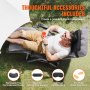 VEVOR Fauteuil Inclinable Zéro Gravité 645 mm Transat Jardin Intérieur Extérieur