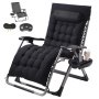 VEVOR Fauteuil Inclinable Zéro Gravité 825 mm Transat Jardin Intérieur Extérieur