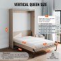 VEVOR Kit de matériel de lit escamotable pour lit double vertical pliant de luxe