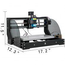 VEVOR Graveur Laser CNC 3018 5,5W, Machine de gravure cnc bois, Machine CNC 3018 Pro GRBL Laser, pour graver des matériaux mous