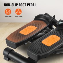 VEVOR Stepper à Torsion pour Fitness à Domicile avec Bande de Résistance Noir