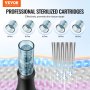 VEVOR Stylo microneedling derma professionnel électrique 6 vitesses 5 aiguilles