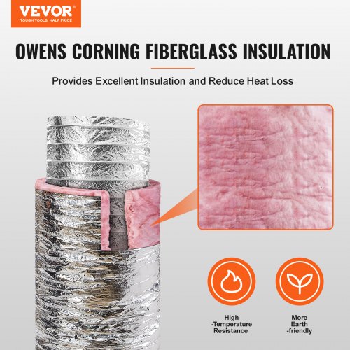 VEVOR Tuyau de décharge 51 mm x 32 m tuyau plat en tissu PVC, tuyau de