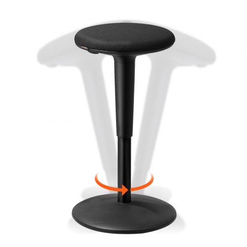 Tabouret Oscillant Hauteur Réglable 55-72 cm, Tabouret Dynamique avec Siège Flexible, en Fer, Angle d'Inclinaison de 8°, Amélioration de la Concentration et de la Posture, pour École Bureau | FR Tabouret Oscillant Hauteur Réglable 55-72 cm, Tabouret Dynamique avec Siège Flexible, en Fer, Angle d'Inclinaison de 8°, Amélioration de la Concentration et de la Posture, pour École Bureau | FR