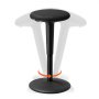 VEVOR Tabouret Oscillant Siège Réglable en Hauteur 55-72 cm Noir pour Enfants