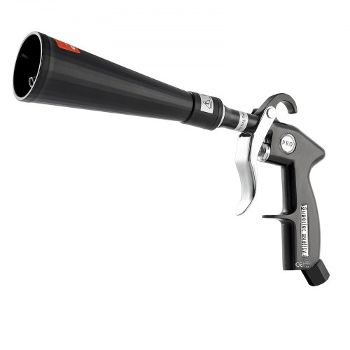 Pistolet De Nettoyage à Air Comprimé Pour Voiture - Kit Avec Buses Et Brosses, élimine Poussière Et Saleté Des Interstices