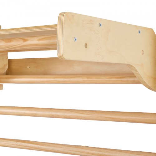 Échelle suédoise murale, jeux d'escalade d'intérieur en bois à 10 niveaux, capacité de charge de 100 kg pour enfants et adultes, barres