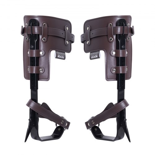 Crampons D'Escalade D'Arbres – Équipement Avec Sangle Réglable, 4 Pointes, Gants Inclus, Pour Adultes Et Adolescents, Cueillette Et Arboristes