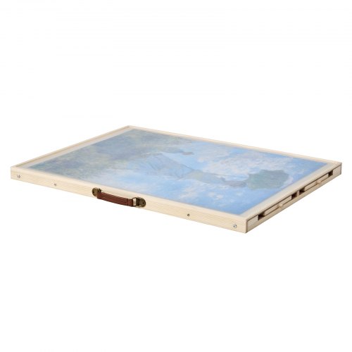 VEVOR Table De Puzzle 1500 Pièces – 86,5 X 63,5 Cm – Pieds Pliables, 4 Tiroirs, Couverture – Inclinaison Réglable 6 Angles