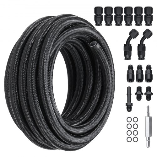 Tuyau Essence Diesel 19mm Intérieur - 2 Mètres, Renforcé Nylon, Résistant à -40°C à 120°C, Pour Voiture/moto