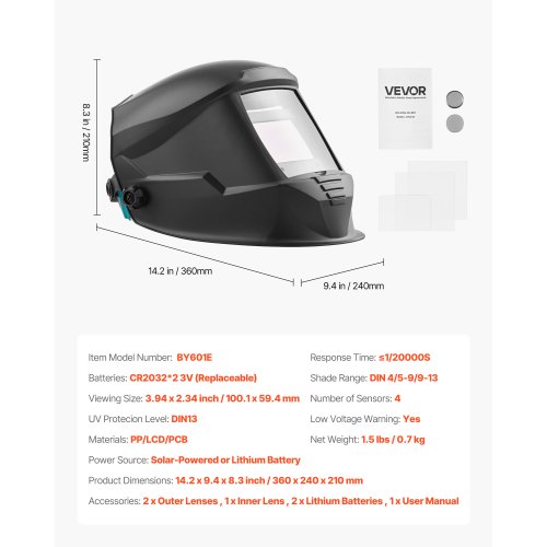 Lentille Compatible Casque Soudage Lentille De Soudage Auto-obscurcissante 108x51 Mm - Teinte Réglable 5-13 - Technologie Couleur Réelle - Compatible TIG, MIG, ARC Verre Soudage Teinte 5-13 Lentille Compatible Casque Soudage Lentille De Soudage Auto-obscurcissante 108x51 Mm - Teinte Réglable 5-13 - Technologie Couleur Réelle - Compatible TIG, MIG, ARC Verre Soudage Teinte 5-13