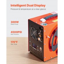 VEVOR Compresseur air PCP 300 W 30 MPa à arrêt automatique convertisseur intégré