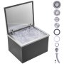 VEVOR Bac à Glace Encastrable 507x407x333 mm Boîte Isotherme pour Glace en Inox