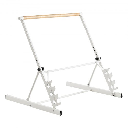 Barre De Ballet Portable Double, Autoportante Réglable En Hauteur De 15,2 Cm à 116,8