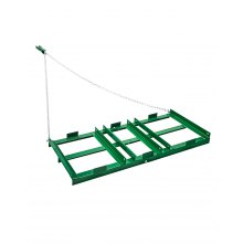 VEVOR Herse Traînée Râteau Niveleur Remorquable 122x50 cm pour VTT UTV Tracteur