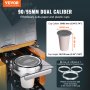 VEVOR Machine à sceller entièrement automatique pour tasses à thé 500-650 tasses/h 190 mm Or
