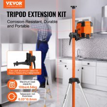 VEVOR Trépied de Niveau Laser 1/4"-20 5/8"-11 Réglable en Hauteur 1040-3400 mm