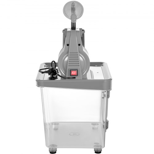 Broyeur à Glace Électrique 500W - Capacité 84 Kg/h - Acier Inoxydable - Réglable Épaisseur - Pour Bar, Maison, Fêtes - 1