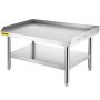 VEVOR Table en acier inoxydable pour préparation et travail 48" x 30" Support d'équipement