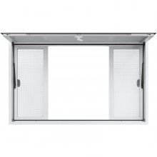 VEVOR Fenêtre de Concession pour Camion Restaurant avec Moustiquaires 152x91,5cm