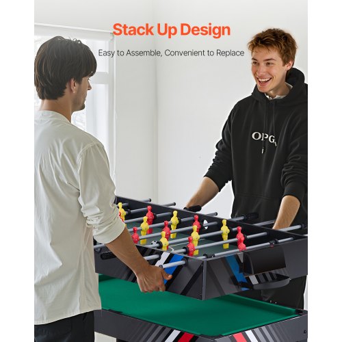 VEVOR Table De Hockey Sur Air 122 Cm – 4 En 1 : Hockey, Billard, Baby-foot, Ping-pong – Multijeux Pour Famille Et Bureau