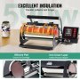 VEVOR Presse à Chaud pour Tasses Gobelets Machine de Sublimation 32,5-89 cL Noir