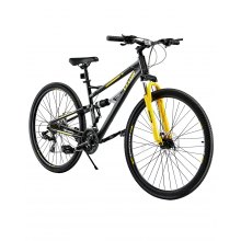 VEVOR Vélo de montagne VTT suspension complète 73 cm 24 vitesses pour adultes