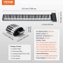 VEVOR Clavier Piano Enroulable 88 Touches Portable Rechargeable 128 Rythmes Tons