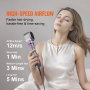 VEVOR Brosse Sèche-cheveux 5 en 1 Styler Multifonction Pro Ionique pour Boucler