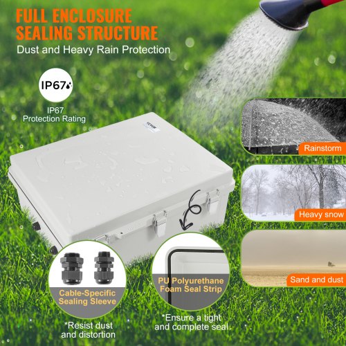 Boîte De Jonction ABS Grise 120x120x90 Mm - Pour Projet électronique DIY, Neuf Avec Vis