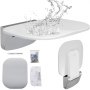 VEVOR Siège de Douche Rabattable Tabouret de Douche Mural 204 kg Salle de Bain