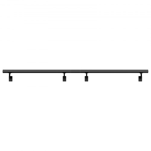 Main Courante Blanche Moderne Pour Escaliers, Rampe D'escalier Pour Intérieur Et Extérieur, Rampe D'escalier Murale Avec Supports En Fer Forgé En