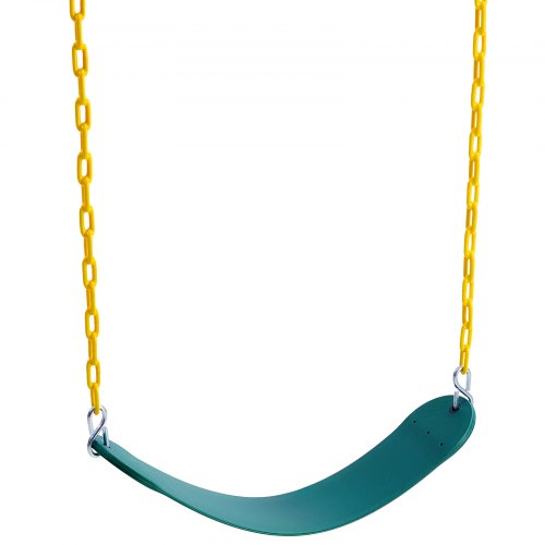VEVOR Lot De 2 Sièges De Balançoire Pour Enfants - Planche Souple 136 Kg, Chaînes 168 Cm Revêtues, Sécurité Certifiée