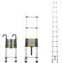 VEVOR Échelle Télescopique Alu Extensible Rétraction Multi-boutons 5 m 170 kg