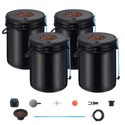 VEVOR Système DWC - Seau De Culture Hydroponique De 19 Litres - Kit De Culture Hydroponique Avec