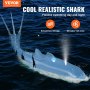 VEVOR Requin Télécommandé Jouet RC 2,4 GHz Haute Vitesse pour Enfants et Adultes